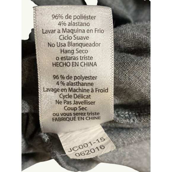 LuLaRoe Womens 3XL Gray & Multicolor Chevron Sleeve Top - Picture 6 of 11